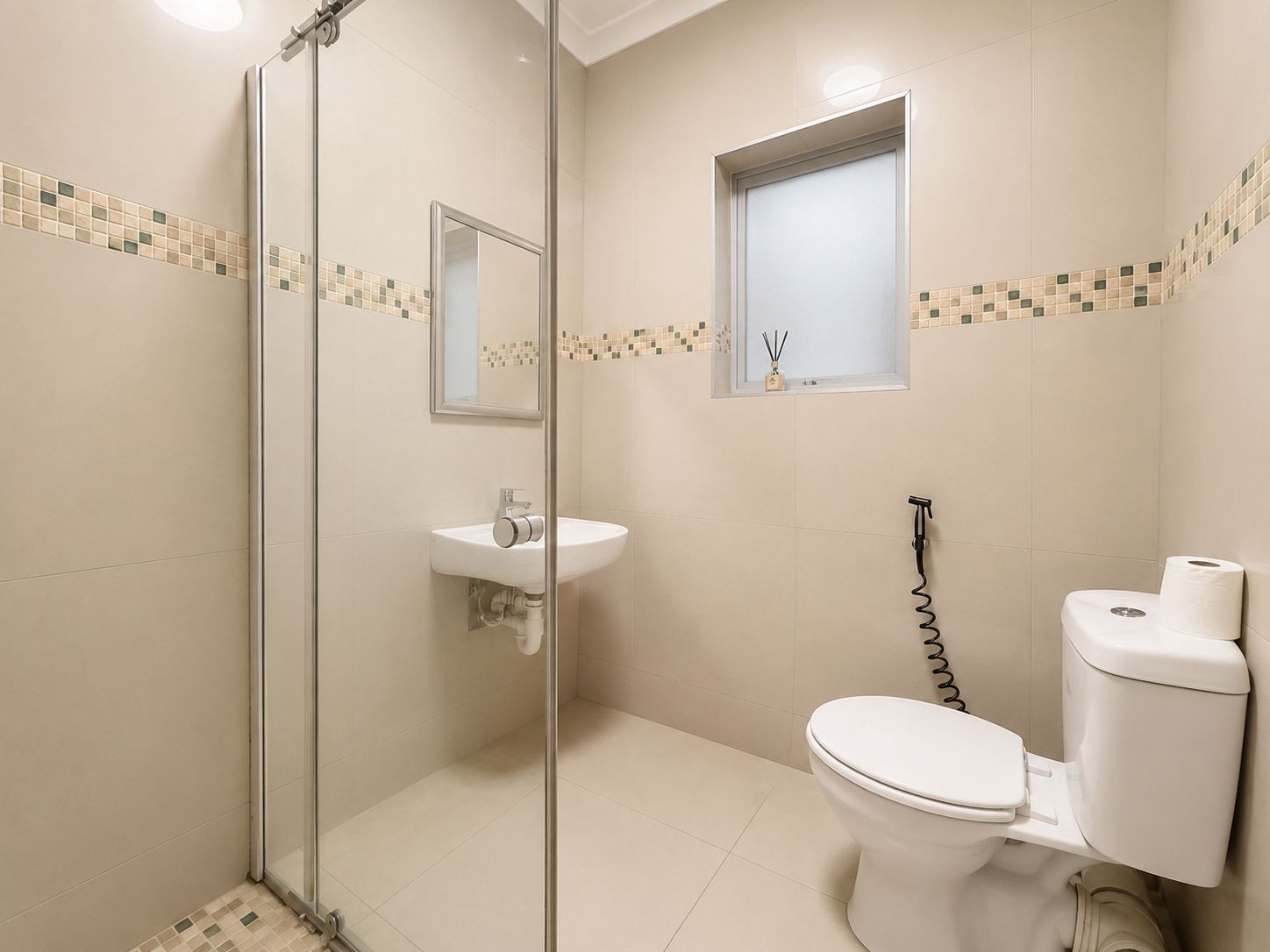 Unit 2 private shower bathroom